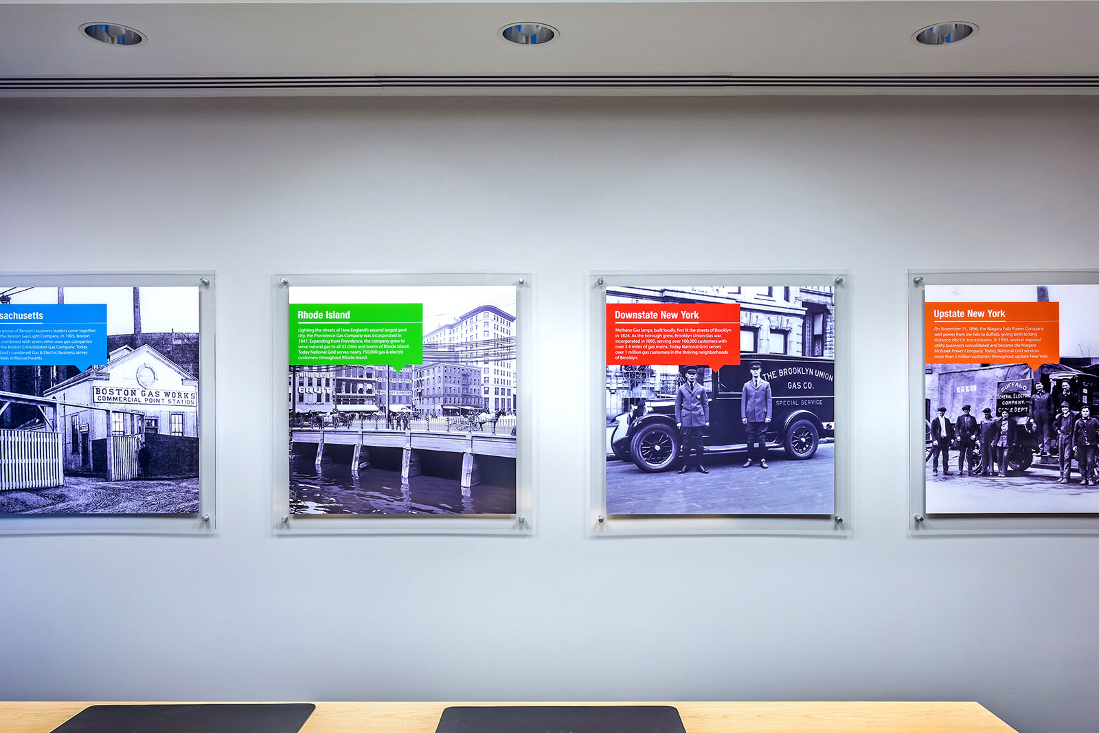 Commercial Brand Environment, National Grid Environmental Graphics, Office Design